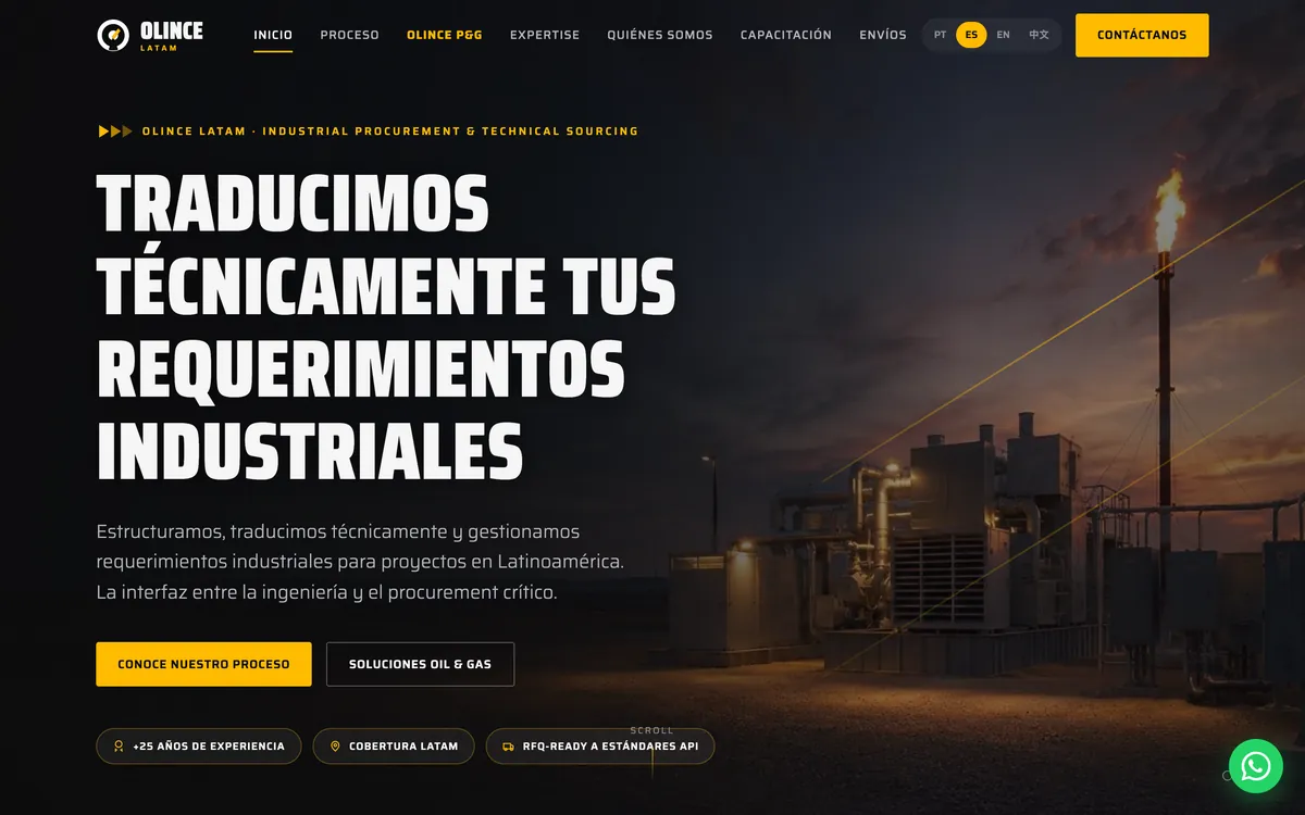 Olince LATAM: projeto da Ocean IT